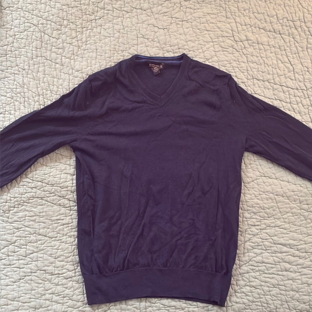 Banana Republic men’s merino wood v neck sweater